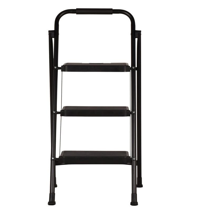 Advwin 3-Step Folding Ladder with Wide Anti-Slip Steps