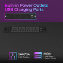 Advwin L Shaped Gaming Desk with Monitor Stand