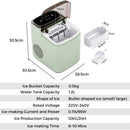 Advwin Portable Ice Maker with LED Display 12KG/24H