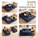 Advwin Folding Sofa Bed Convertible Floor Loveseat Sofa (Pre-Order)