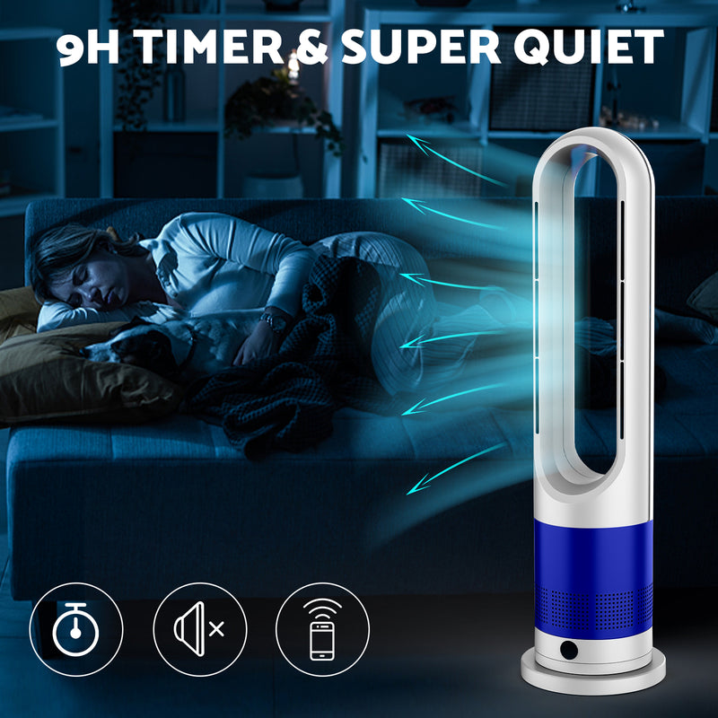 Advwin 2 in 1 Bladeless Tower Heater Fan