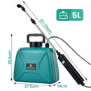 Advwin 5L Electric Garden Sprayer with 3 Mist Nozzles