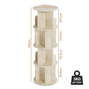 Advwin 4 Tiers 360 Rotating Bookshelf Corner 126CM