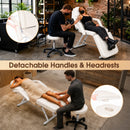 Advwin Massage Table Salon Bed w/ Hydraulic Chair