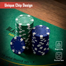 Advwin Poker Chips Set 300pcs Aluminum Case with 2 Decks