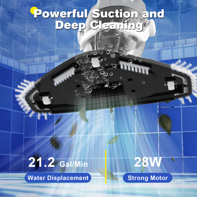 Advwin Cordless Pool Vacuum with Telescopic Pole