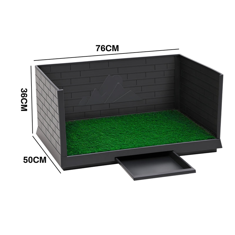 Advwin Dog Potty with Pee Baffle 76cm x 50cm