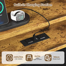 Advwin Queen Gas Lift Storage Bed Frame w/ LED