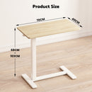 Advwin Mobile Standing Desk Pneumatic Height Adjustable