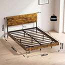 Advwin Double Floating Bed Frame w/ Charging Station