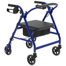 Advwin 4 Wheels Rollator Walker with Dual Brake System
