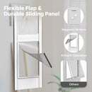 Advwin Aluminum Pet Door for Sliding Door Medium Size