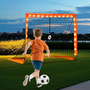 Advwin Light Up Soccer Goals for Kids with Carry Bag