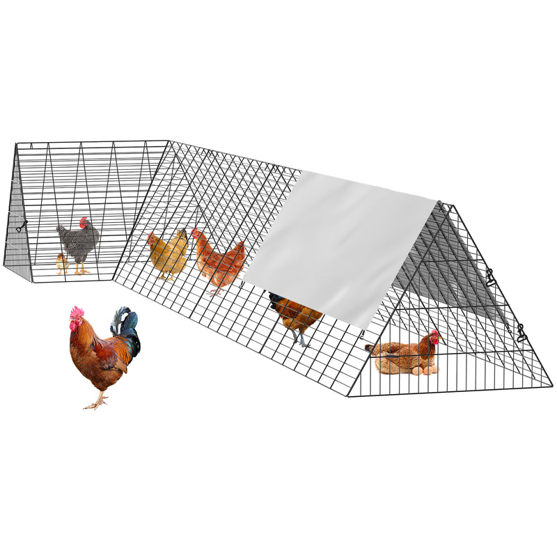 Advwin Chicken Run Tunnels Portable Chicken Coop
