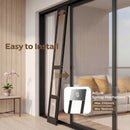 Advwin Aluminum Doggy Door Black Large