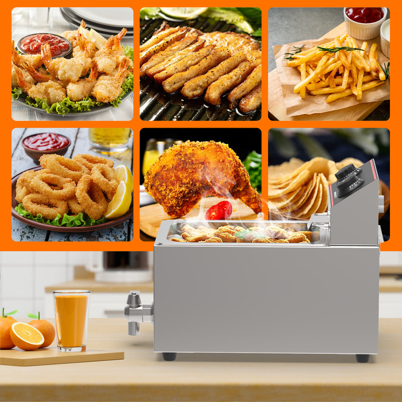 Advwin 2500W 10L Electric Single Deep Fryer(Pre-order)