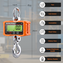 Advwin 1000kg/2204lb Portable Electronic Crane Scale
