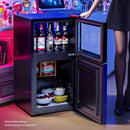 Advwin 80L 2-Door Mini Fridge with Freezer