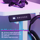 Advwin Electric Standing Gaming Desk RGB LED White (Pre-Order)