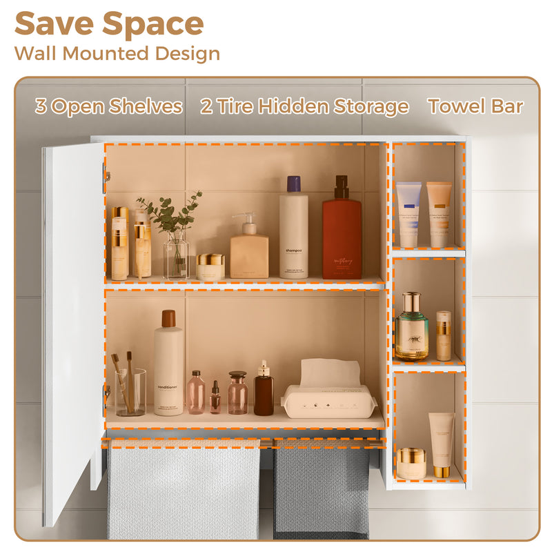 Advwin LED Bathroom Mirror Cabinet