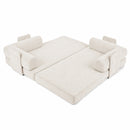 Advwin 5-in-1 Convertible Folding Loveseat Sofa Bed