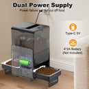 Advwin 5L Automatic Cat Feeder with 5G WiFi for 2 Cats