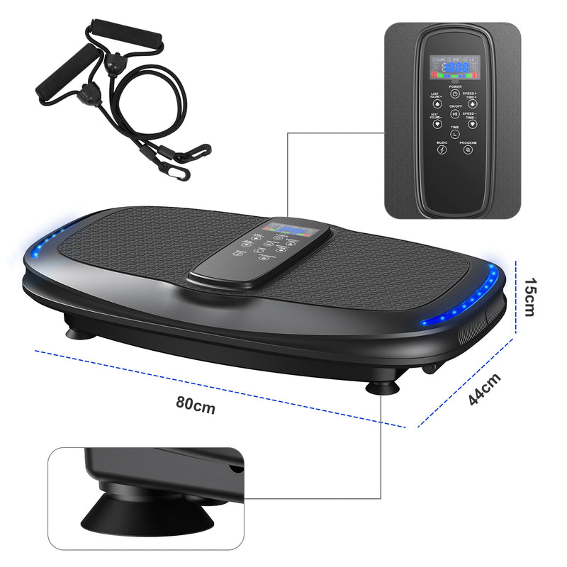 Advwin Extra-Wide Vibration Plate Exercise Machine 80cm