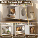 Advwin Cat Litter Box Enclosure Cabinet Furniture