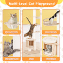 Advwin 6-Tier Cat Tree Adjustable Height(260-290 cm)
