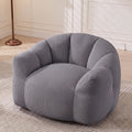Advwin Petal Shaped Corduroy Bean Bag Chair