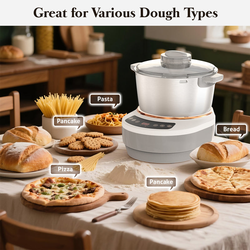 Advwin Electric Dough Maker 6.5L with Kneading Function