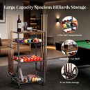 Advwin All-in-One Pool Stick Rack Holds 8 Cues & Balls