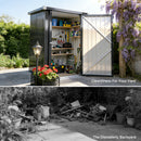 Advwin Garden Shed Galvanised Steel Storage Shed