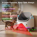 Advwin Open Top Automatic Self Cleaning Cat Litter Box