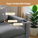 Advwin Corduroy Single Sofa with Storage (Pre-Order)