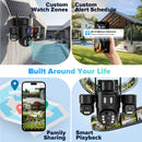 Advwin Solar WiFi PTZ Security Camera with Siren