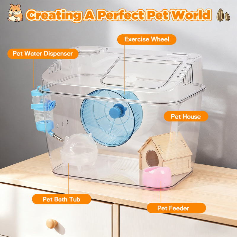 Advwin 7 in 1 Hamster Cage with All Accessories