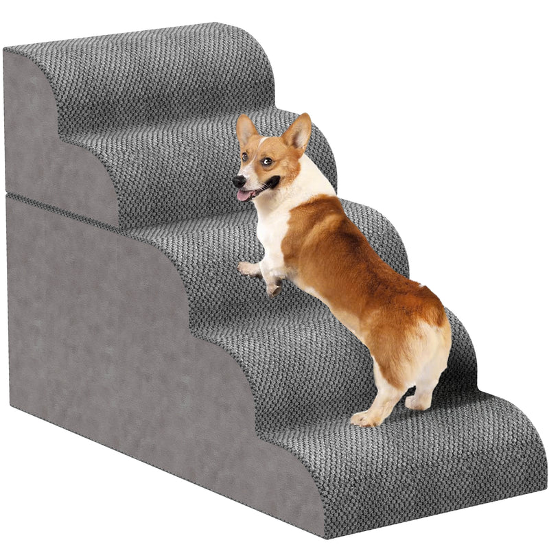 Advwin 2-in-1 Removable 5 Steps Pet Stairs