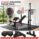 Advwin 300KG Adjustable Weight Bench Set w/ Squat Rack