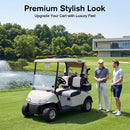 Advwin EZGO Golf Cart Front Bench Seat Covers Polyester Mesh