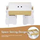 Advwin 3pcs Kids Table and Chairs Set with Storage
