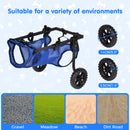 Advwin Small Dog Wheelchair for Disabled Pets