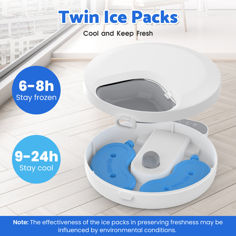 Advwin Automatic Cat Feeder Pet Food Dispenser