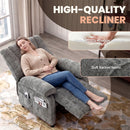 Advwin Recliner Chair Electric Adjustable backrest and footrest Grey