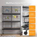 Advwin Large 3-Tier Stackable & Divided Bird Cage Aviary