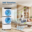 Advwin Evaporative Air Cooler Fan Dual-Turbine Airflow