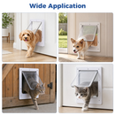 Advwin Plastic Pet Door w/ 2-Way Opening Small Size