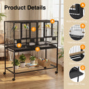 Advwin Bird Cage 2in1 Large Cage Wheel w/ Brake
