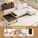 Advwin Sectiona Sofa 4-Seater  U Shape Couch