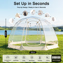 Advwin 6-15 Person Clear Bubble Dome Tent with Windows